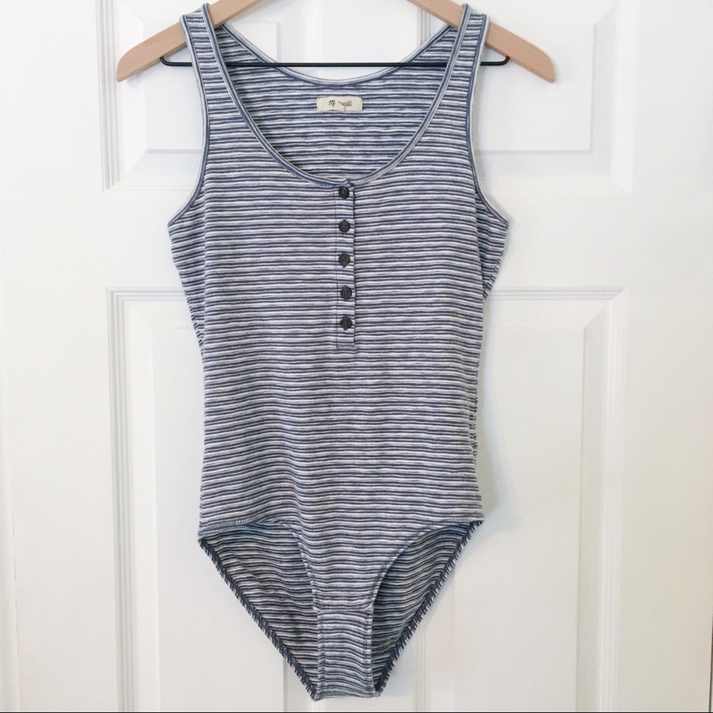 Madewell stripe bodysuit